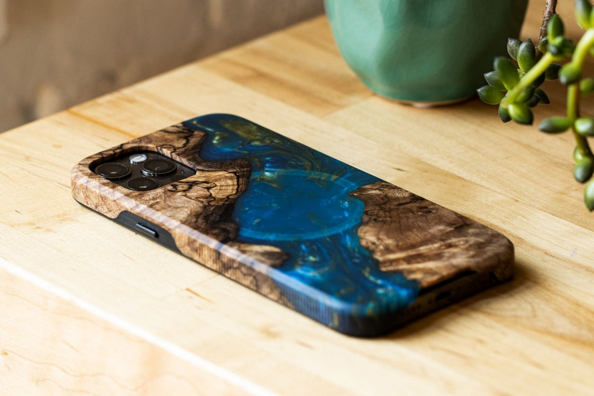 Live Edge Wood Phone Case | Hand Crafted in the USA by Carved Live Edge Wood Phone Case | Hand Crafted in the USA by Carved