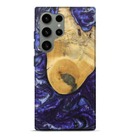 Galaxy S24 Ultra Wood+Resin Live Edge Phone Case - Selena (Purple, 695921)