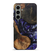 Galaxy S24 Plus Wood+Resin Live Edge Phone Case - Nakia (Purple, 695923)