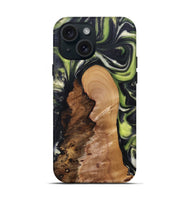 iPhone 15 Wood+Resin Live Edge Phone Case - Jimmie (The Lab, 695930)