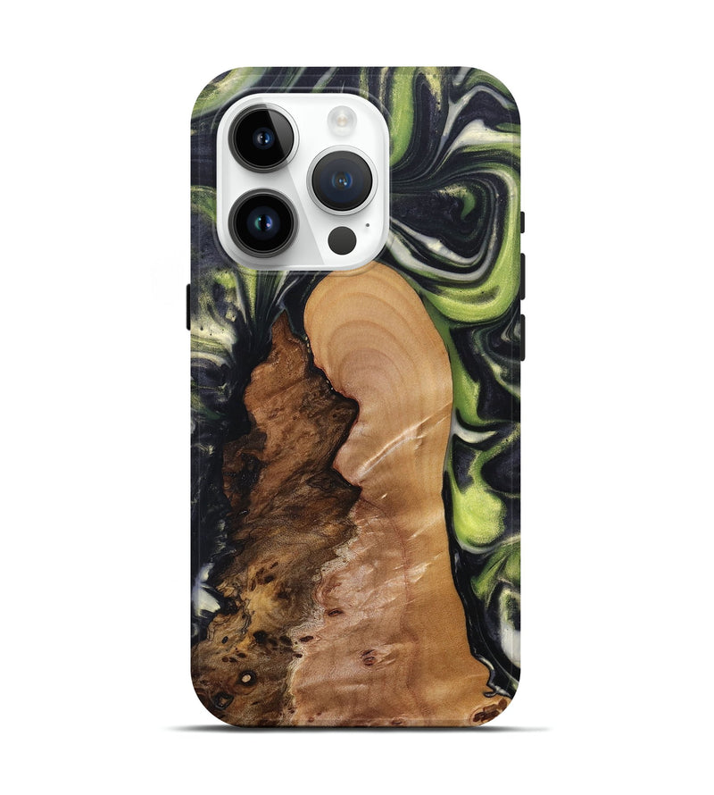 iPhone 15 Pro Wood+Resin Live Edge Phone Case - Jimmie (The Lab, 695930)