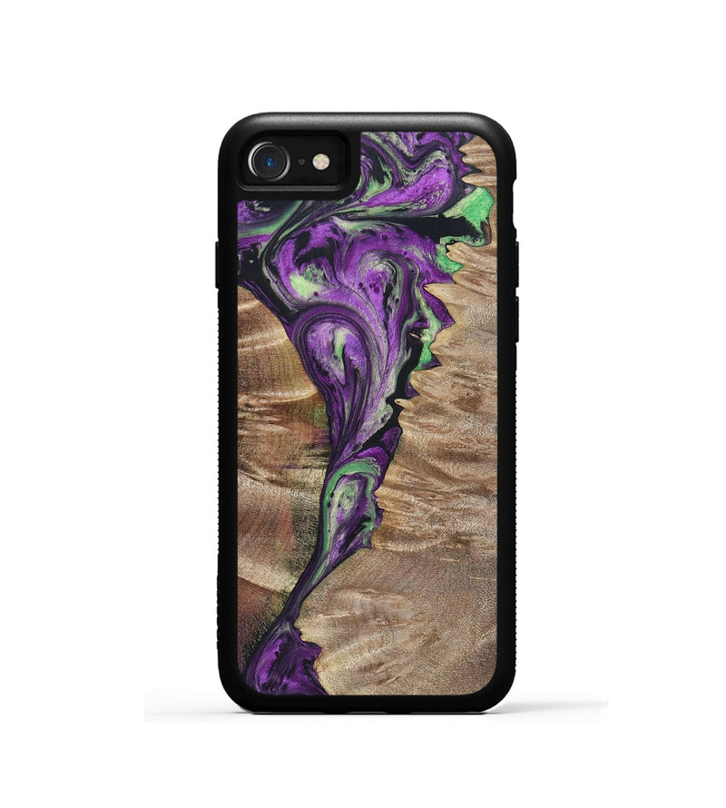 iPhone SE Wood+Resin Phone Case - Rebekah (Mosaic, 696066)