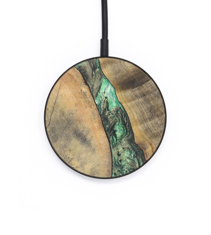 Circle Wood+Resin Wireless Charger - Bria (Green, 696215)