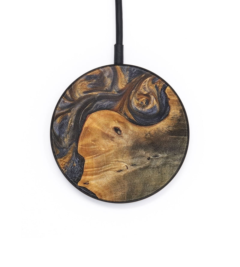 Circle Wood+Resin Wireless Charger - Sophia (Blue, 696221)