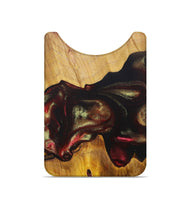 Live Edge Wood+Resin Wallet - Wilfred (Red, 696289)