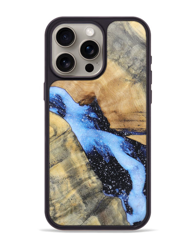 iPhone 15 Pro Max Wood+Resin Phone Case - Carissa (Cosmos, 696729)