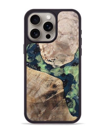 iPhone 15 Pro Max Wood+Resin Phone Case - Sullivan (Cosmos, 696735)