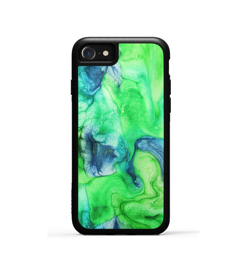 iPhone SE Wood+Resin Phone Case - Cecelia (Watercolor, 697042)