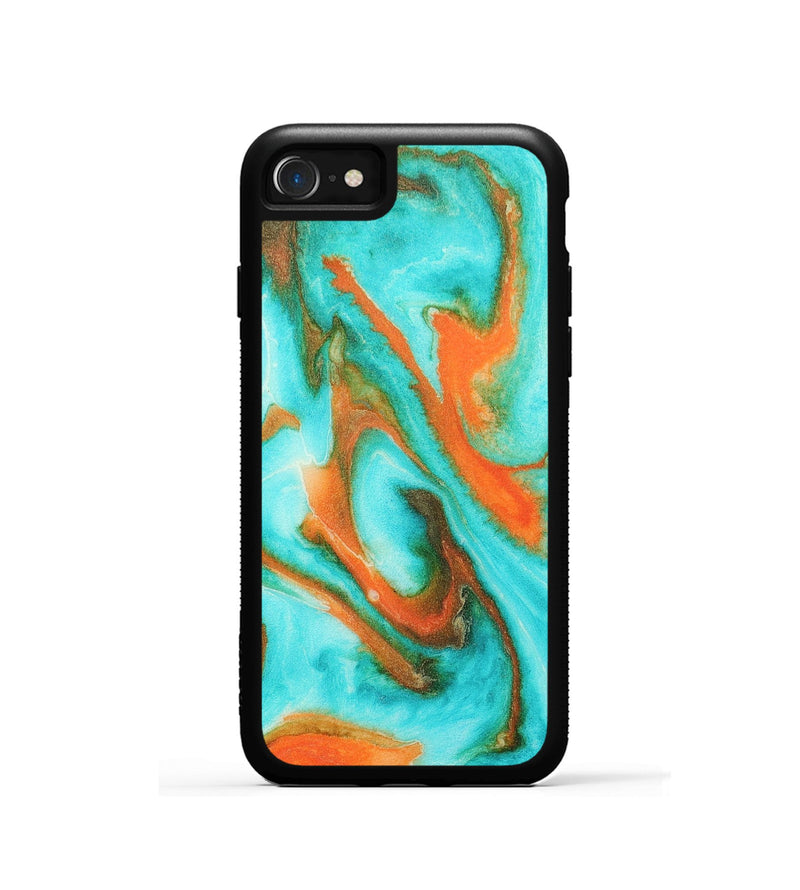 iPhone SE Wood+Resin Phone Case - Daxton (Watercolor, 697165)