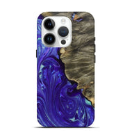 iPhone 15 Pro Wood+Resin Live Edge Phone Case - Kirk (Purple, 697638)
