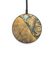 Circle Wood+Resin Wireless Charger - Ariella (Teal & Gold, 697886)