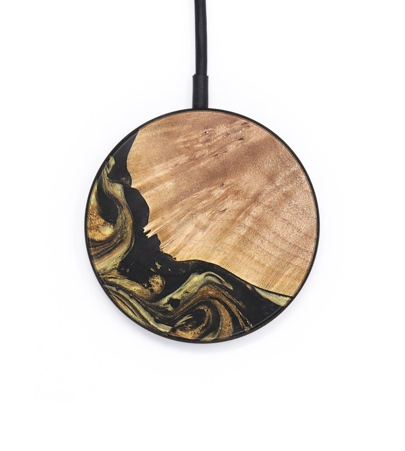 Circle Wood+Resin Wireless Charger - Evelyn (Black & White, 697899)