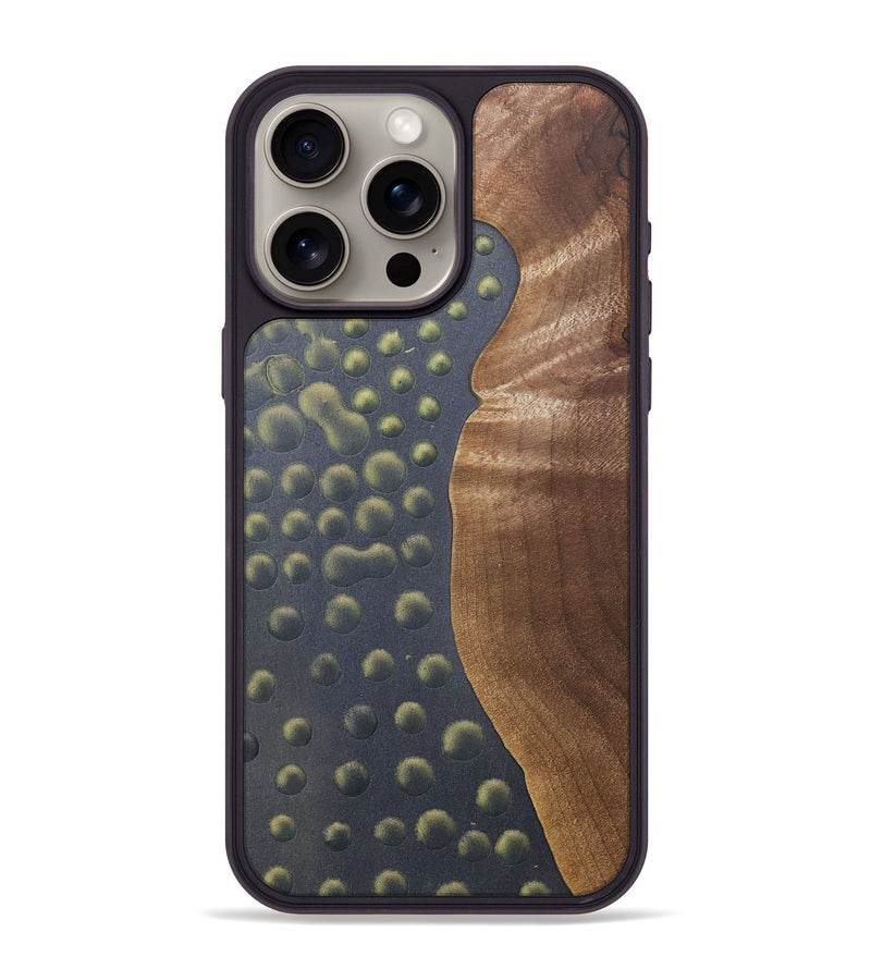 iPhone 15 Pro Max Wood+Resin Phone Case - Brett (Pattern, 698143)