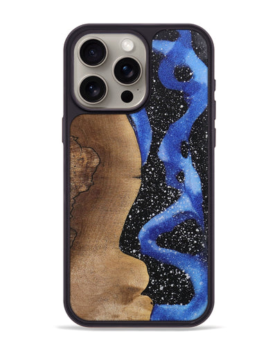 iPhone 15 Pro Max Wood+Resin Phone Case - Candace (Cosmos, 698468)