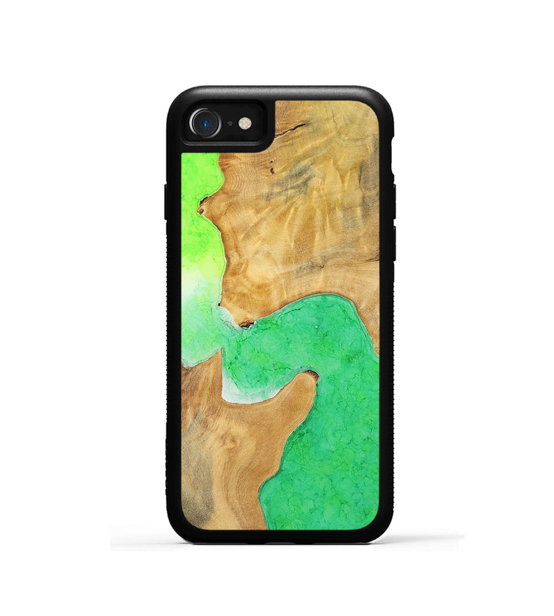 iPhone SE Wood+Resin Phone Case - Helen (Watercolor, 698667)