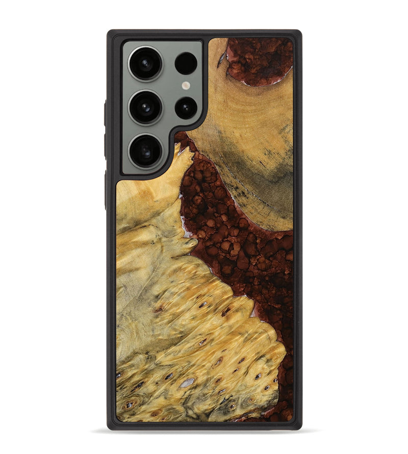 Galaxy S23 Ultra Wood+Resin Phone Case - Keegan (Watercolor, 698675)