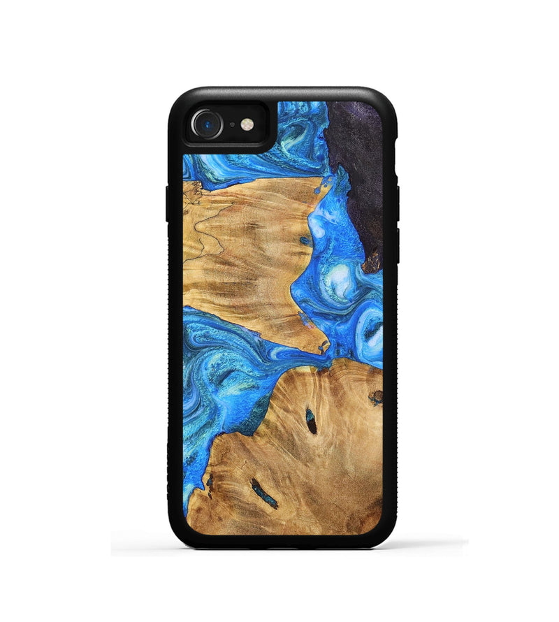 iPhone SE Wood+Resin Phone Case - Gregory (Mosaic, 698904)