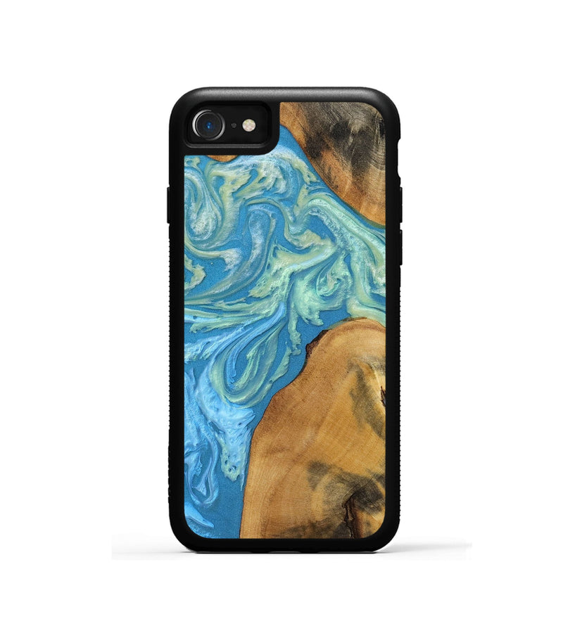 iPhone SE Wood+Resin Phone Case - Ryker (Ombre, 699039)