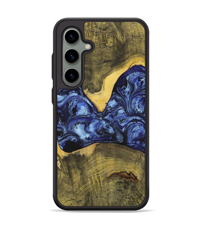 Galaxy S24 Plus Wood+Resin Phone Case - Josue (Blue, 699140)