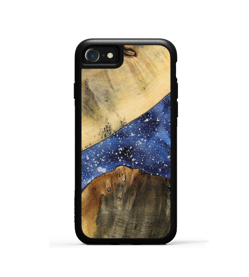 iPhone SE Wood+Resin Phone Case - Christian (Cosmos, 699368)