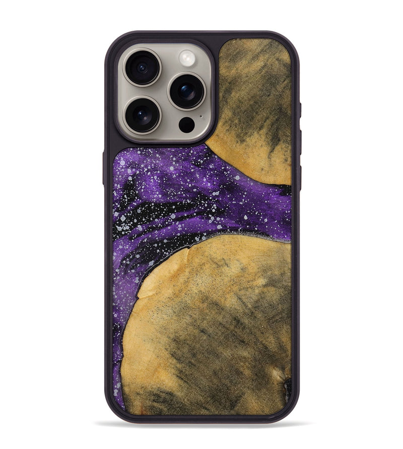 iPhone 15 Pro Max Wood+Resin Phone Case - Therese (Cosmos, 699440)