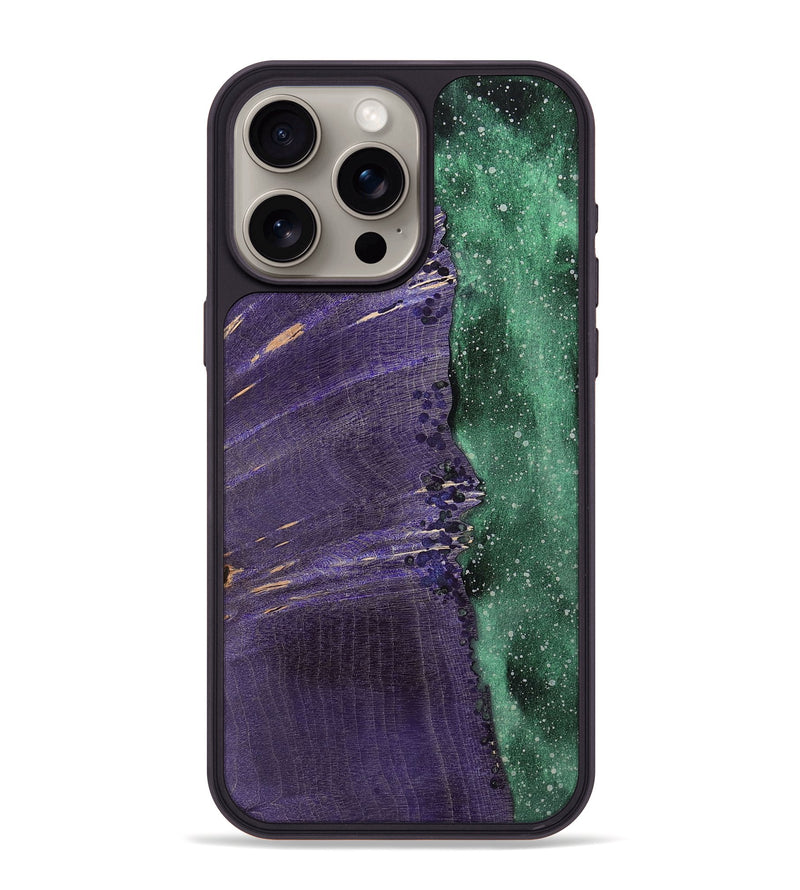 iPhone 15 Pro Max Wood+Resin Phone Case - Betty (Cosmos, 699643)