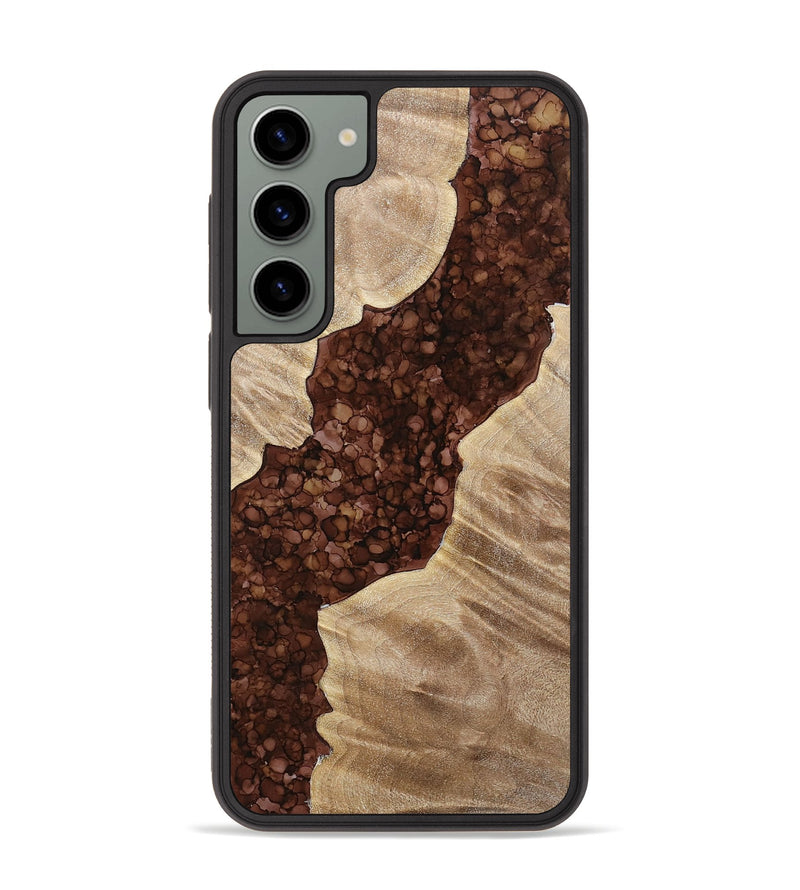 Galaxy S23 Plus Wood+Resin Phone Case - Kizzy (Watercolor, 699702)