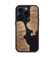 iPhone 15 Pro Wood+Resin Phone Case - Nancy (Pattern, 699715)