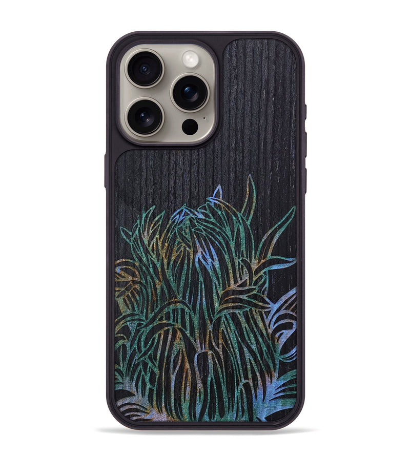 iPhone 15 Pro Max Wood+Resin Phone Case - Deanna (Pattern, 699871)