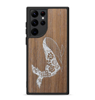 Galaxy S22 Ultra Wood+Resin Phone Case - Growth - Walnut (Curated)