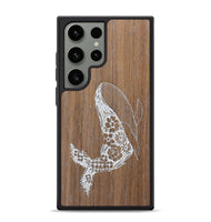 Galaxy S24 Ultra Wood+Resin Phone Case - Growth - Walnut (Curated)