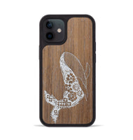 iPhone 12 Wood+Resin Phone Case - Growth - Walnut (Curated)