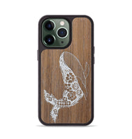 iPhone 13 Pro Wood+Resin Phone Case - Growth - Walnut (Curated)