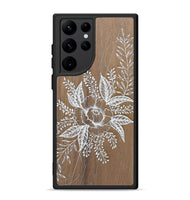 Galaxy S22 Ultra Wood+Resin Phone Case - Hope - Walnut (Curated)