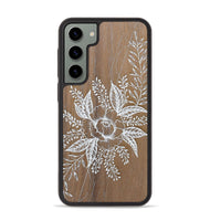 Galaxy S23 Plus Wood+Resin Phone Case - Hope - Walnut (Curated)