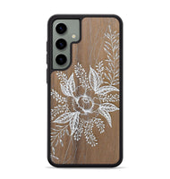 Galaxy S24 Plus Wood+Resin Phone Case - Hope - Walnut (Curated)