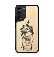 Galaxy S22 Plus Wood+Resin Phone Case - Wildflower Walk - Maple (Curated)