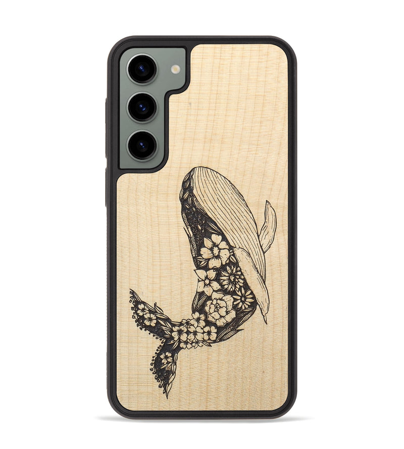 Galaxy S23 Plus Wood+Resin Phone Case - Growth - Maple (Curated)