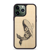 iPhone 13 Pro Max Wood+Resin Phone Case - Growth - Maple (Curated)