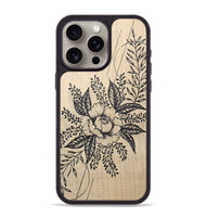 iPhone 15 Pro Max Wood+Resin Phone Case - Hope - Maple (Curated)