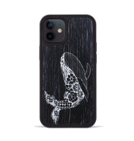 iPhone 12 Wood+Resin Phone Case - Growth - Ebony (Curated)