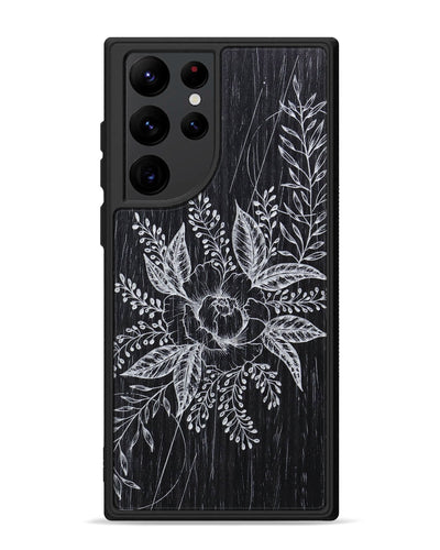 Galaxy S22 Ultra Wood+Resin Phone Case - Hope - Ebony (Curated)