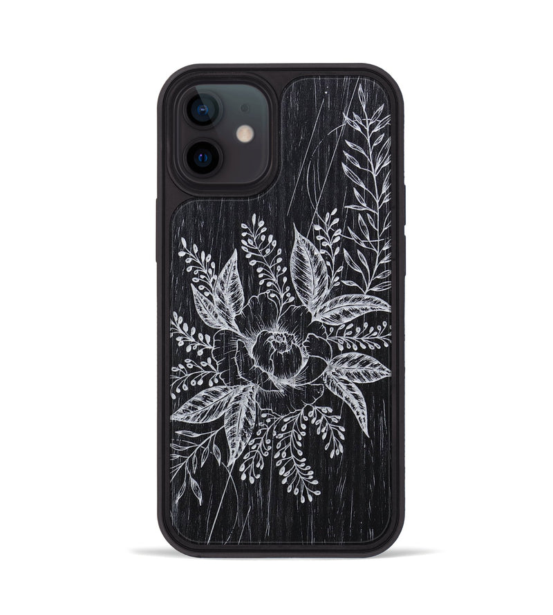 iPhone 12 Wood+Resin Phone Case - Hope - Ebony (Curated)