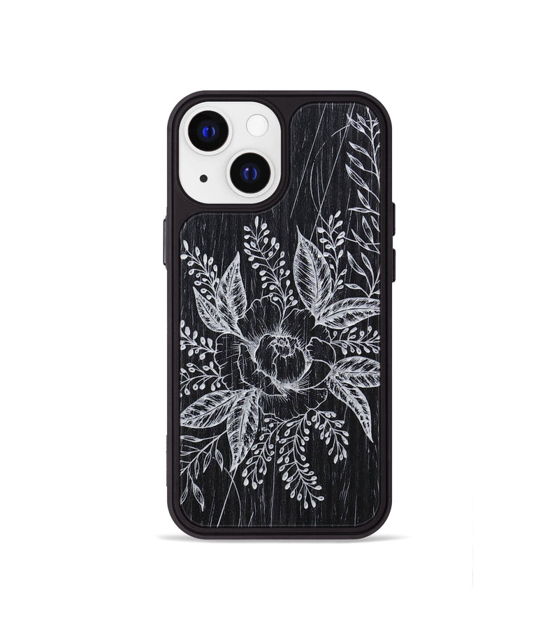 iPhone 13 mini Wood+Resin Phone Case - Hope - Ebony (Curated)