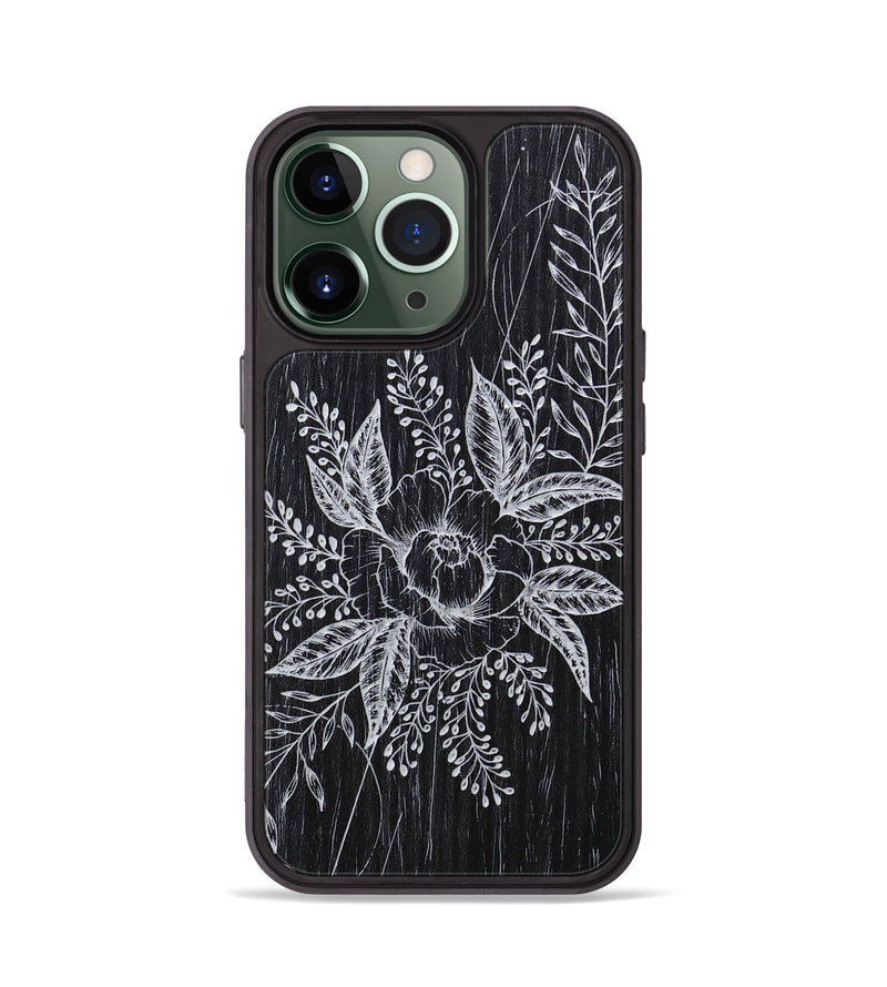 iPhone 13 Pro Wood+Resin Phone Case - Hope - Ebony (Curated)