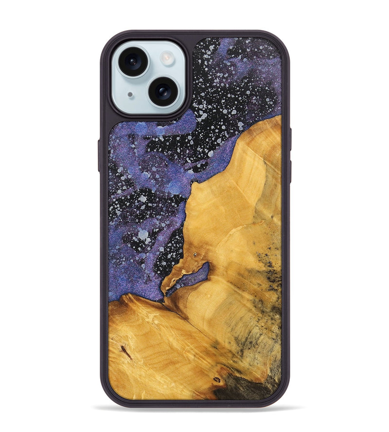 iPhone 15 Plus Wood+Resin Phone Case - Oakley (Cosmos, 700052)