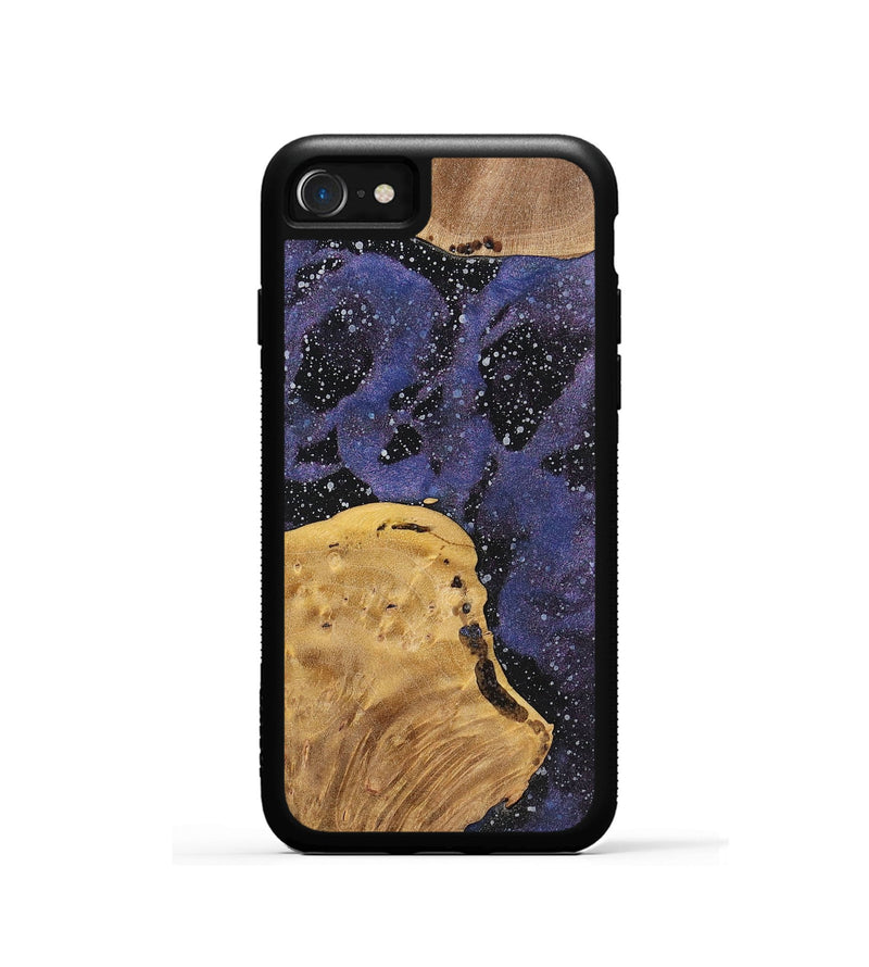 iPhone SE Wood+Resin Phone Case - Melinda (Cosmos, 700061)