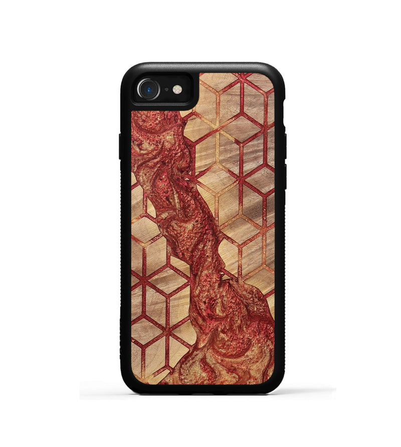 iPhone SE Wood+Resin Phone Case - Cathleen (Pattern, 700161)