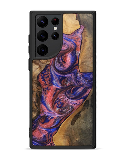 Galaxy S22 Ultra Wood+Resin Phone Case - Lynette (Mosaic, 700168)