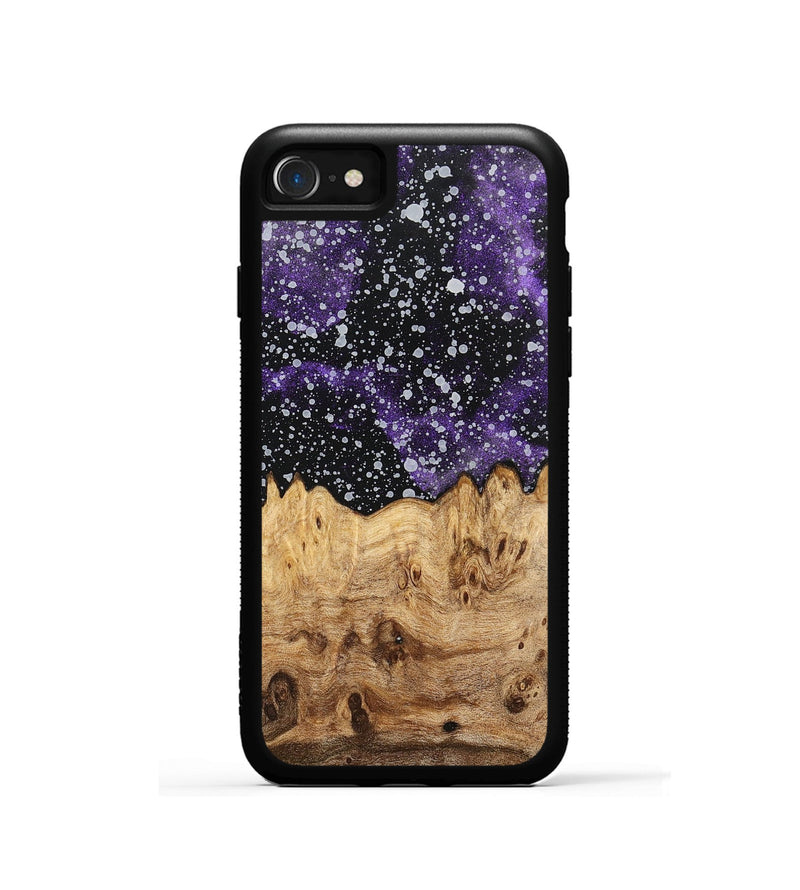 iPhone SE Wood+Resin Phone Case - Edmund (Cosmos, 700490)